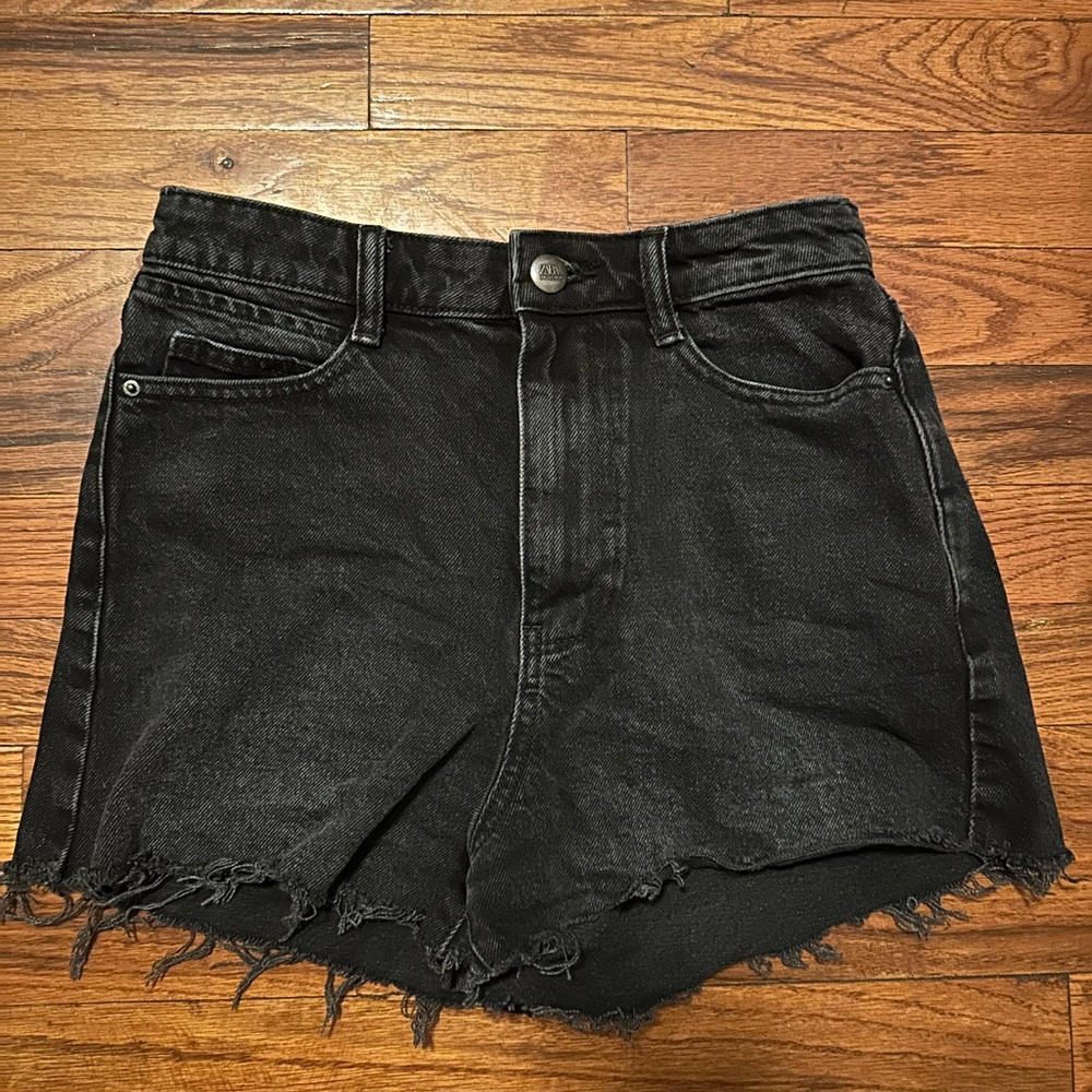 Zara Black Denim Women's Shorts